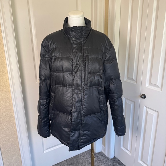 Tumi Other - Tech by Tumi Black Puffer Jacket Men’s Large Zip Chest Pocket Lightweight